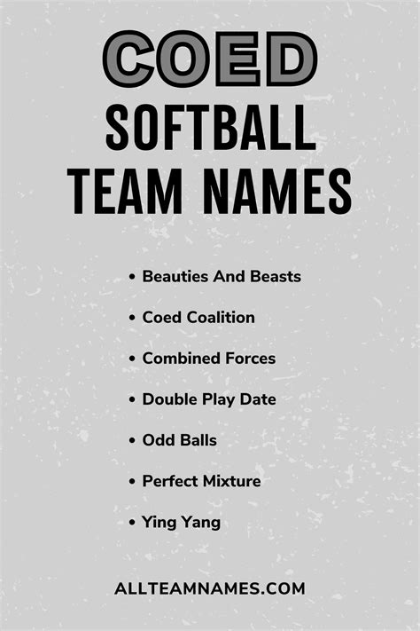 209 Best Softball Team Names (By Category)