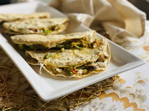 Squash Blossom Quesadillas - CuernaKitchen | Traditional and Modern ...