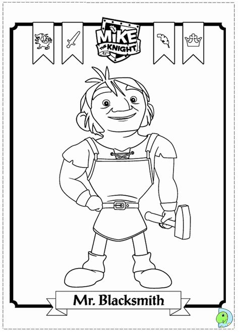 Free Mike The Knight Coloring Pages, Download Free Mike The Knight ...