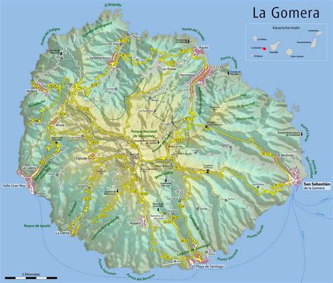 la-gomera-map | wildnis-wandern.de