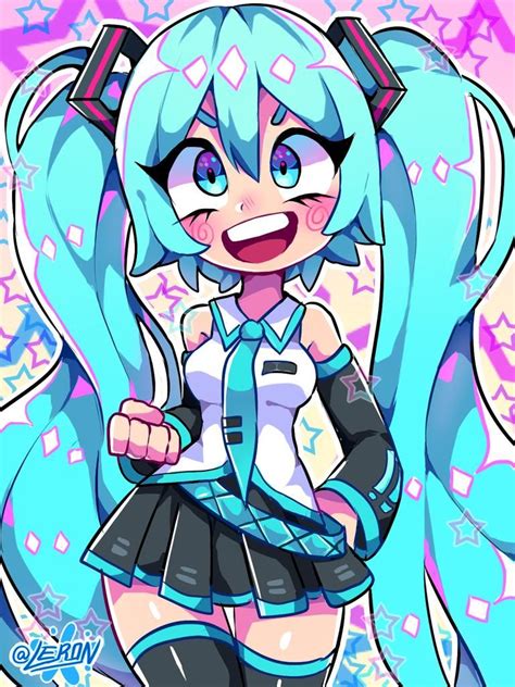 Miku~ by LER0NNIE | Anime chibi, Kawaii anime, Cute art