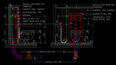 INSTALLATION DETAIL OF WALL HUNG TOILET DETAIL - Mepengineerings