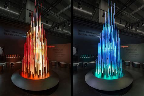 DIGITAL FIRE | Kinetic Lights | Installation design, Digital signage ...