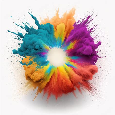 Holi Colour Splash Background