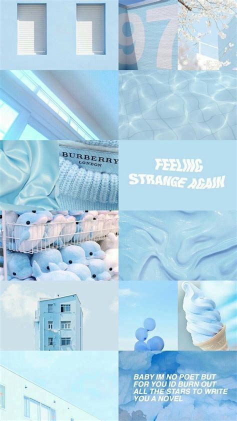 Download Pastel Photomontage Blue Aesthetic Tumblr Wallpaper ...