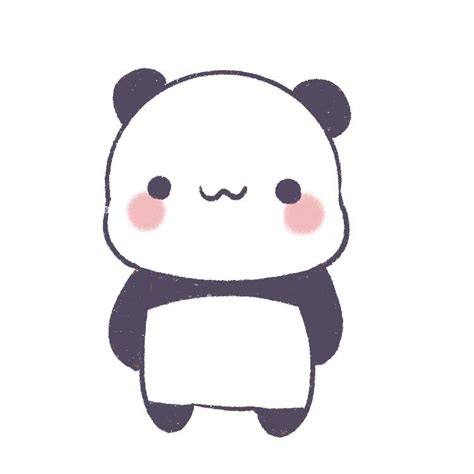 Easy Cute Panda Drawing