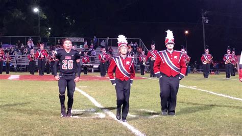 Drum Major Salute Senior Night - YouTube