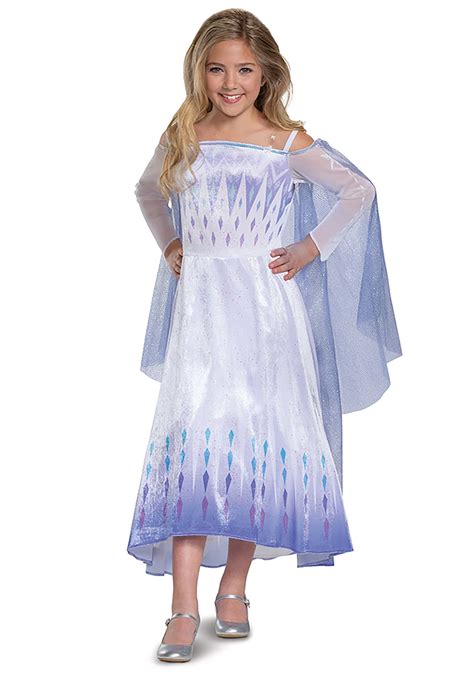 Frozen Snow Queen Elsa Deluxe Kids Costume