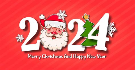 I Wish You A Merry Christmas And Happy New Year Vintage Background With ...