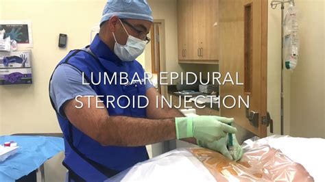 Epidural Steroid Injection Procedure by Eddy Feliz M.D. - YouTube