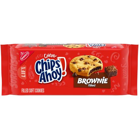 CHIPS AHOY! Chewy Brownie Filled Chocolate Chip Cookies, 9.5 oz ...