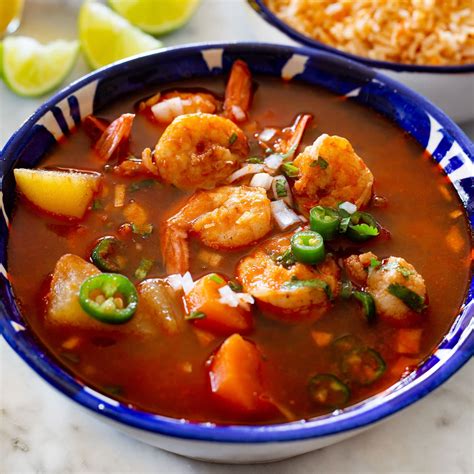 Caldo de Camarón (Mexican shrimp soup)