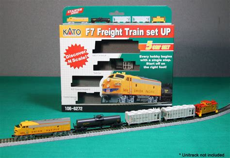 Kato N Scale Union Pacific F7 Freight Train Starter Set NEW 1066272 ...