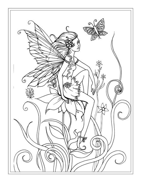 Fairy Garden Coloring Pages at GetColorings.com | Free printable ...