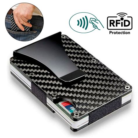 EEEkit - Carbon Fiber Wallet - RFID Blocking Minimalist Wallets for Men ...