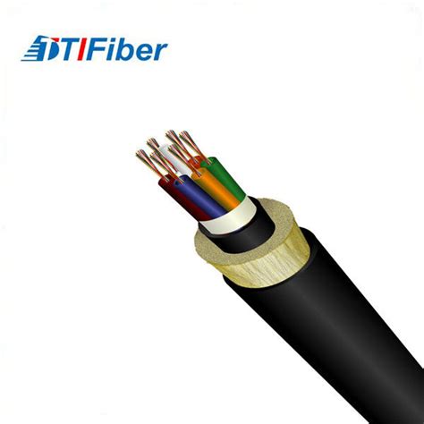 Single Mode Fiber Optic Cable 12 48 96 Core Adss High Fibre Density PE ...