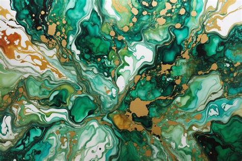 Premium AI Image | Turquoise marble pattern