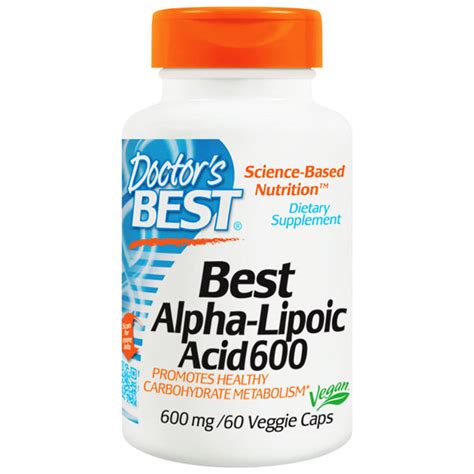 Doctor's Best Best Alpha Lipoic Acid 600 mg - Hercules Supplements Egypt