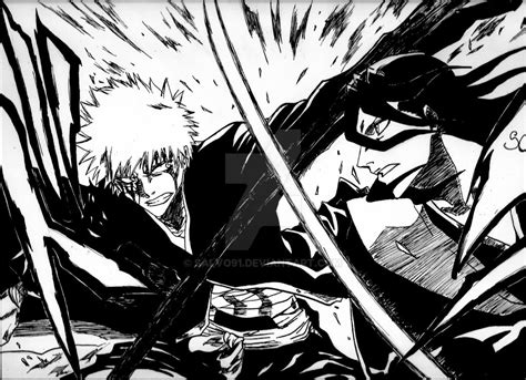 Ichigo vs Byakuya by Salvo91 on DeviantArt