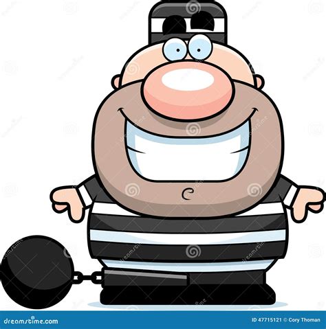 Smiling Cartoon Prisoner Stock Vector - Image: 47715121