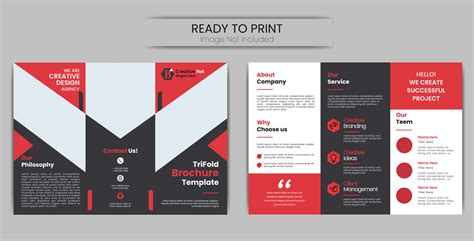 Modern tri-fold business brochure template. Brochure Design, Templates ...