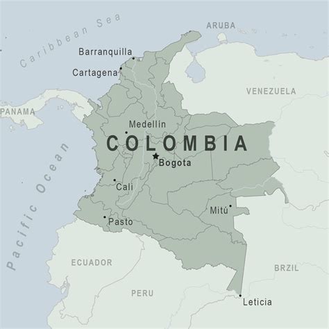 Bogota Colombia On Map - Issie Leticia