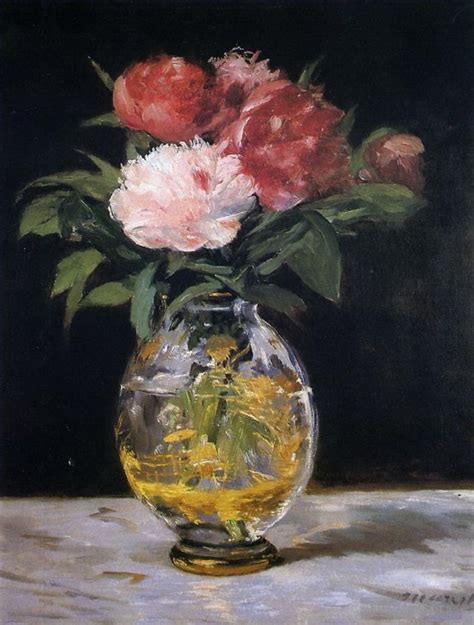 Bouquet of flowers - Edouard Manet Oil Painting for Sale