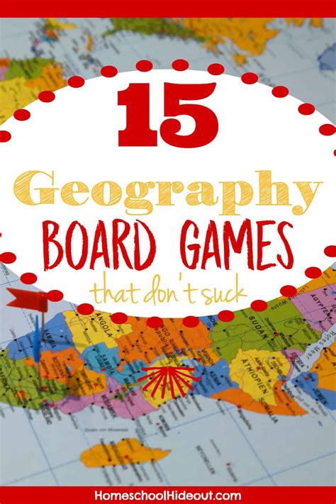 15 Geography Board Games - Homeschool Hideout