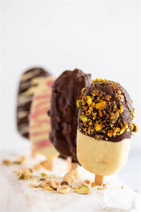 Homemade Ice Cream Bars Recipe - The Gourmet Larder