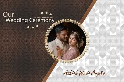 indian traditional wedding album cover design