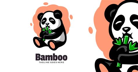 Cute Panda Logo design, Graphic Templates - Envato Elements