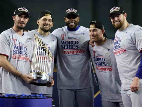 WATCH: Texas Rangers END 63-year drought as team celebrates World ...