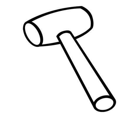 black and white hammer clipart 10 free Cliparts | Download images on ...