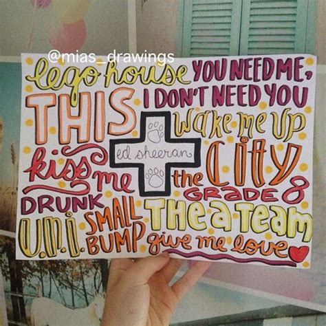 Ed Sheeran Plus album art by Miasdrawings on Etsy