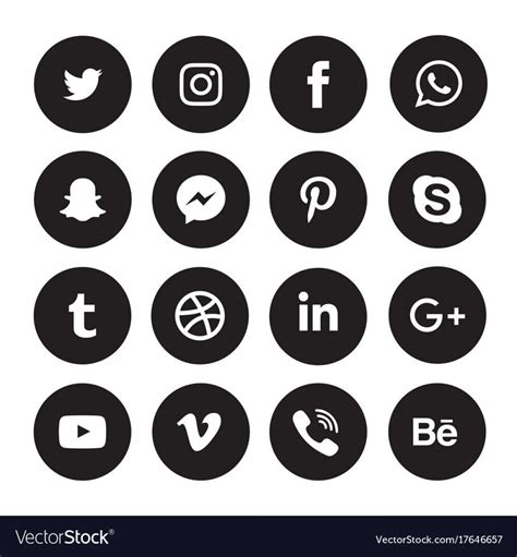 Instagram Icon Black And White Vector at Vectorified.com | Collection ...