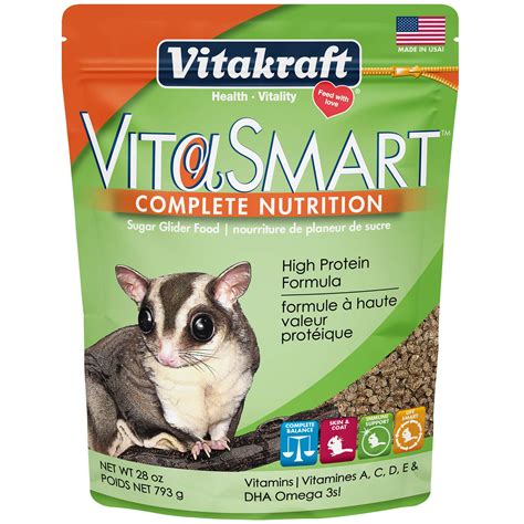 Buy Vitakraft Vita Smart Sugar Glider Food - High-Protein Blend - ent ...