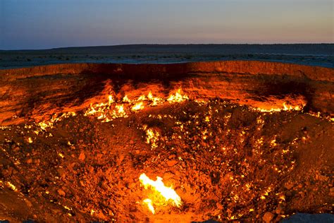 The Darvaza Gas Crater