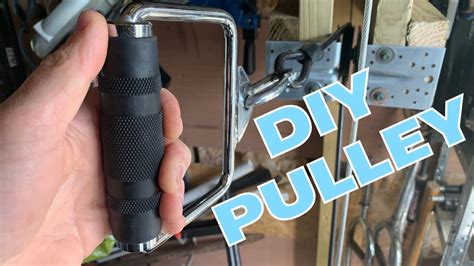 DIY cable pulley machine - YouTube