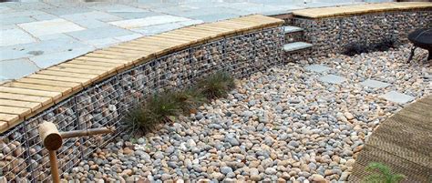 Small Gabion - 675mm x 675mm x 675mm - Devoran Garden Gabions Garden ...