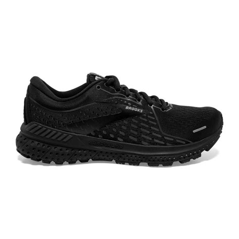 Brooks Womens Adrenaline GTS21 Black Running Shoes | BMC Sports