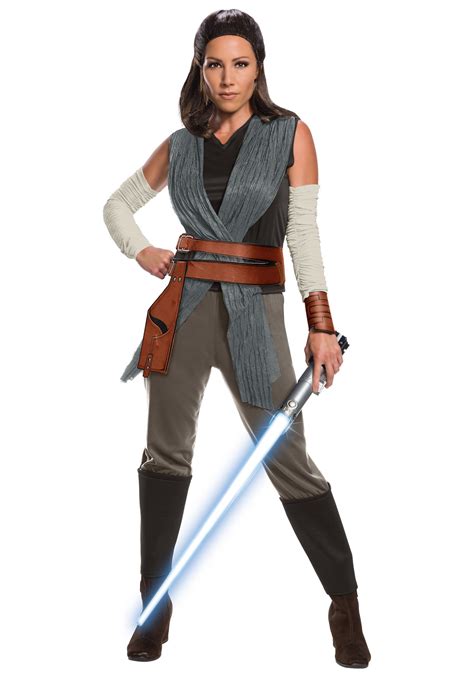 Star Wars The Last Jedi Deluxe Rey Costume for Women