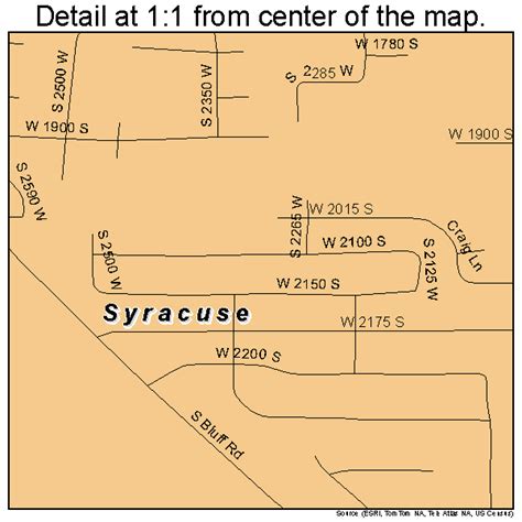 Syracuse Utah Street Map 4974810