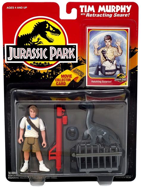 Jurassic Park Tim Murphy Action Figure Retracting Snare Kenner - ToyWiz