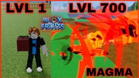 Noob To Pro | Noob Uses Magma Fruit ( Devil Fruits ) I Reached Level ...