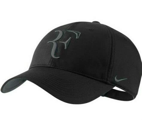 NIKE Adult Unisex DRI-FIT RF Roger Federer Legacy91 Hat-Black/Black ...