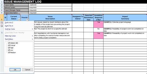 Issue Tracking Template Excel | Free Download | Spreadsheettemple