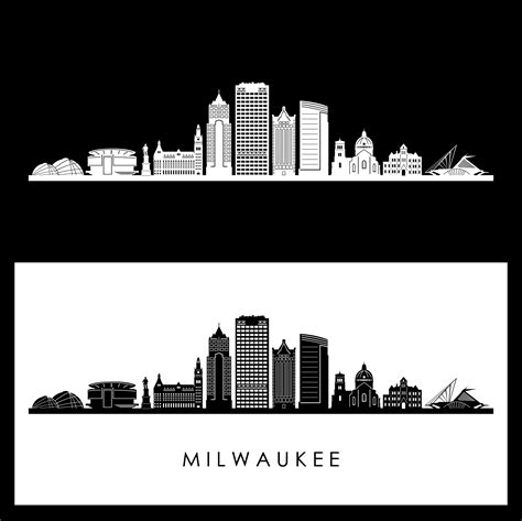 Milwaukee Skyline Vector