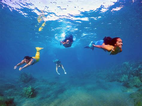 Mermaid Swimming Lessons On Maui - Hawaii Mermaid Adventures