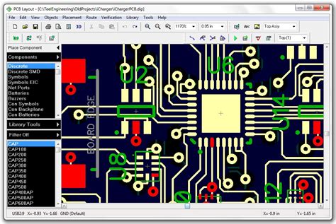 The Electrical Component in PCB Board CAD Design Reverse Engineering