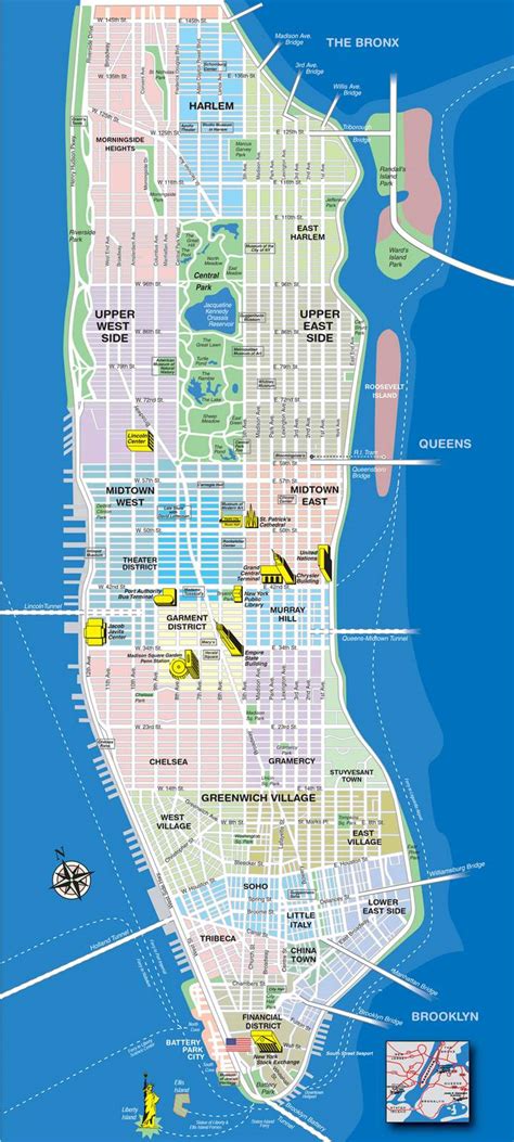 Large Manhattan Maps for Free Download and Print | High-Resolution and ...